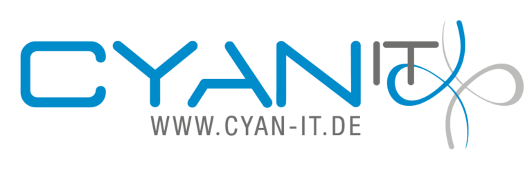 Logo CYAN IT mit URL 2024 RGB